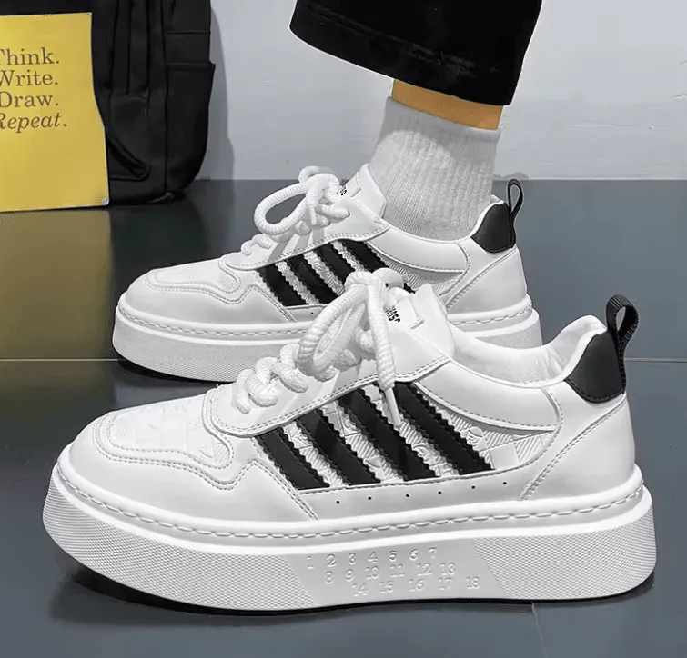 2025 Men’s Casual Sneakers – Fashionable Little White Shoes for Spring & Autumn