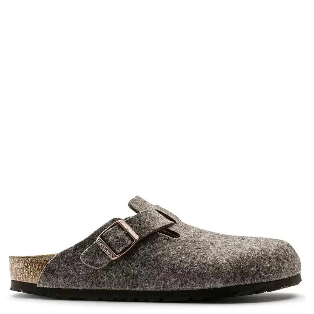 Birkenstock Boston Wool Felt in Cacao