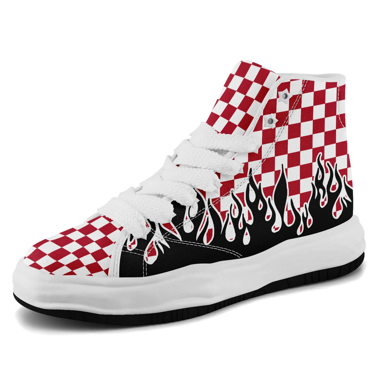 Custom Red Black Tampa Bay Firesoul Shoes Personalized Sneaker FN039-D020272-29