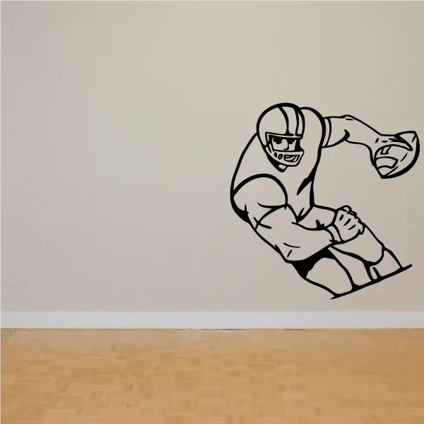 Football Wall Decal - Vinyl Decal - Car Decal - CDS026