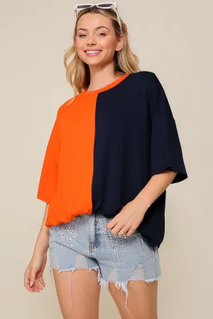 Game Day Multi Color Knit Top