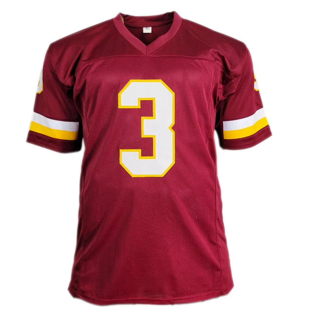 Mark Moseley Signed Multi-Inscription Washington Red Football Jersey (JSA)