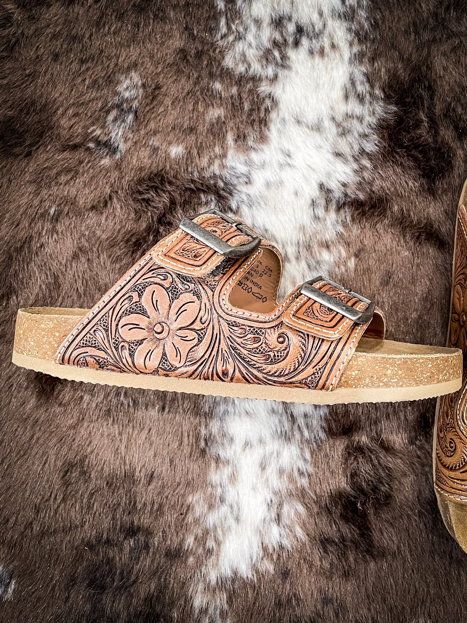 Myra Bag - Darla Trail Hand Tooled Sandals