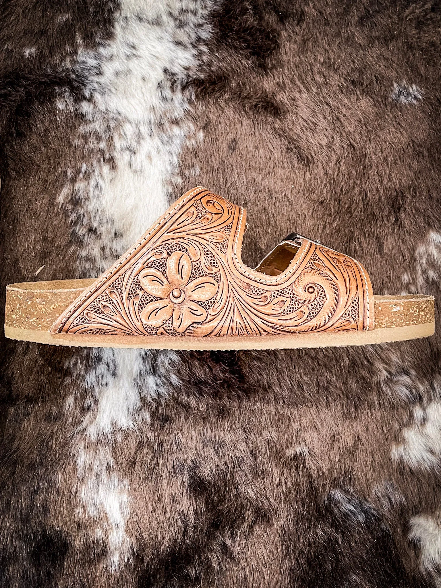 Myra Bag - Darla Trail Hand Tooled Sandals