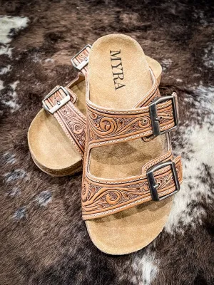 Myra Bag - Darla Trail Hand Tooled Sandals