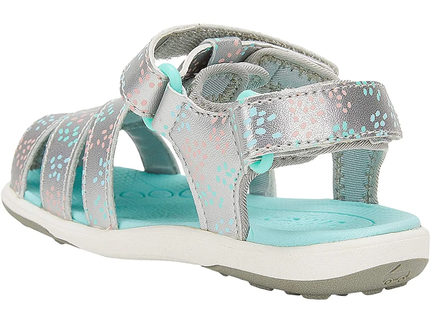 Paley II Silver Sprinkles Sandals by See Kai Run