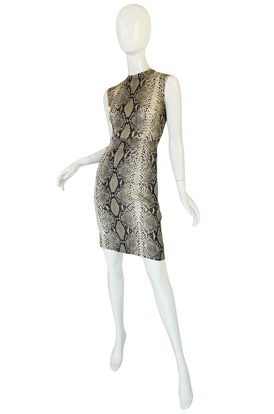 Resort 2011 Snakeskin Print Lanvin Silk Shift Dress