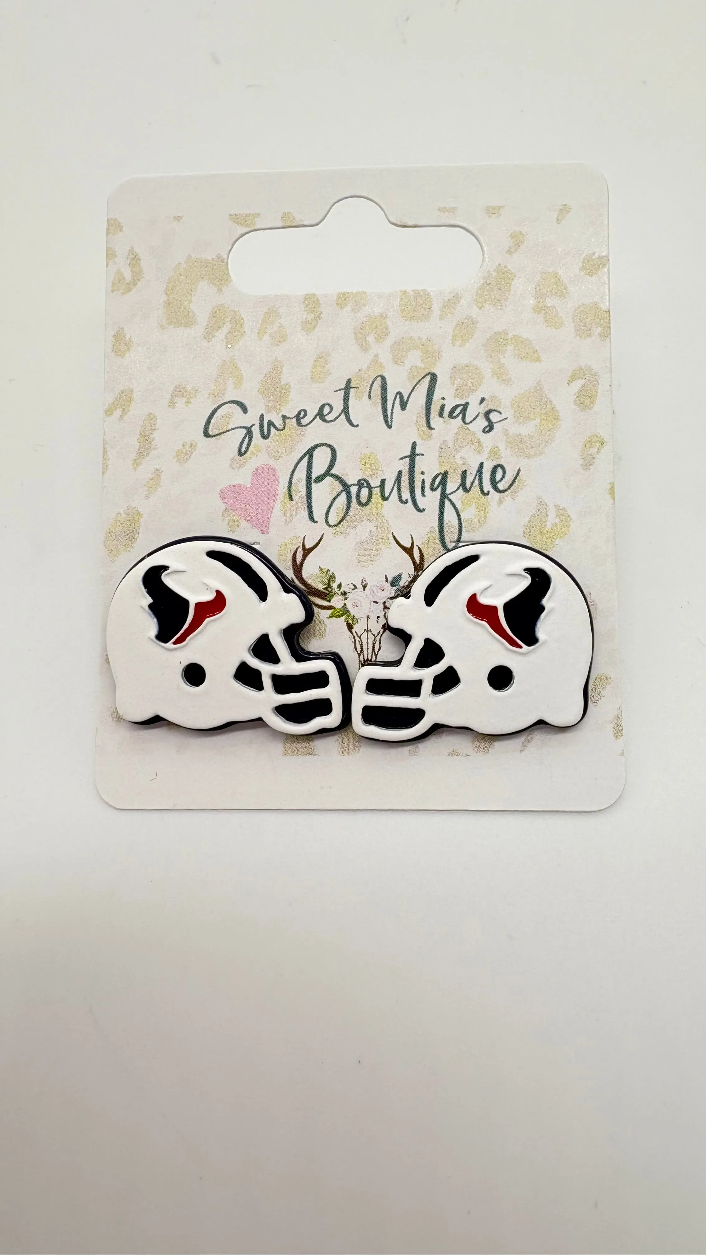 Stud helmet Football Earrings