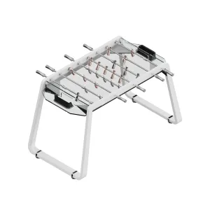 White solid wood football table, game table