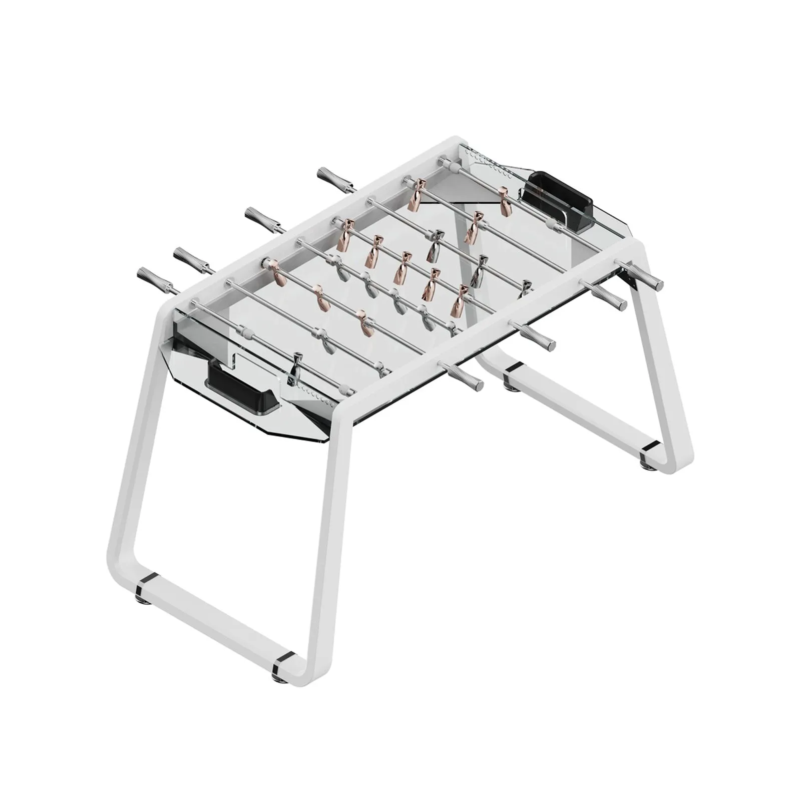 White solid wood football table, game table